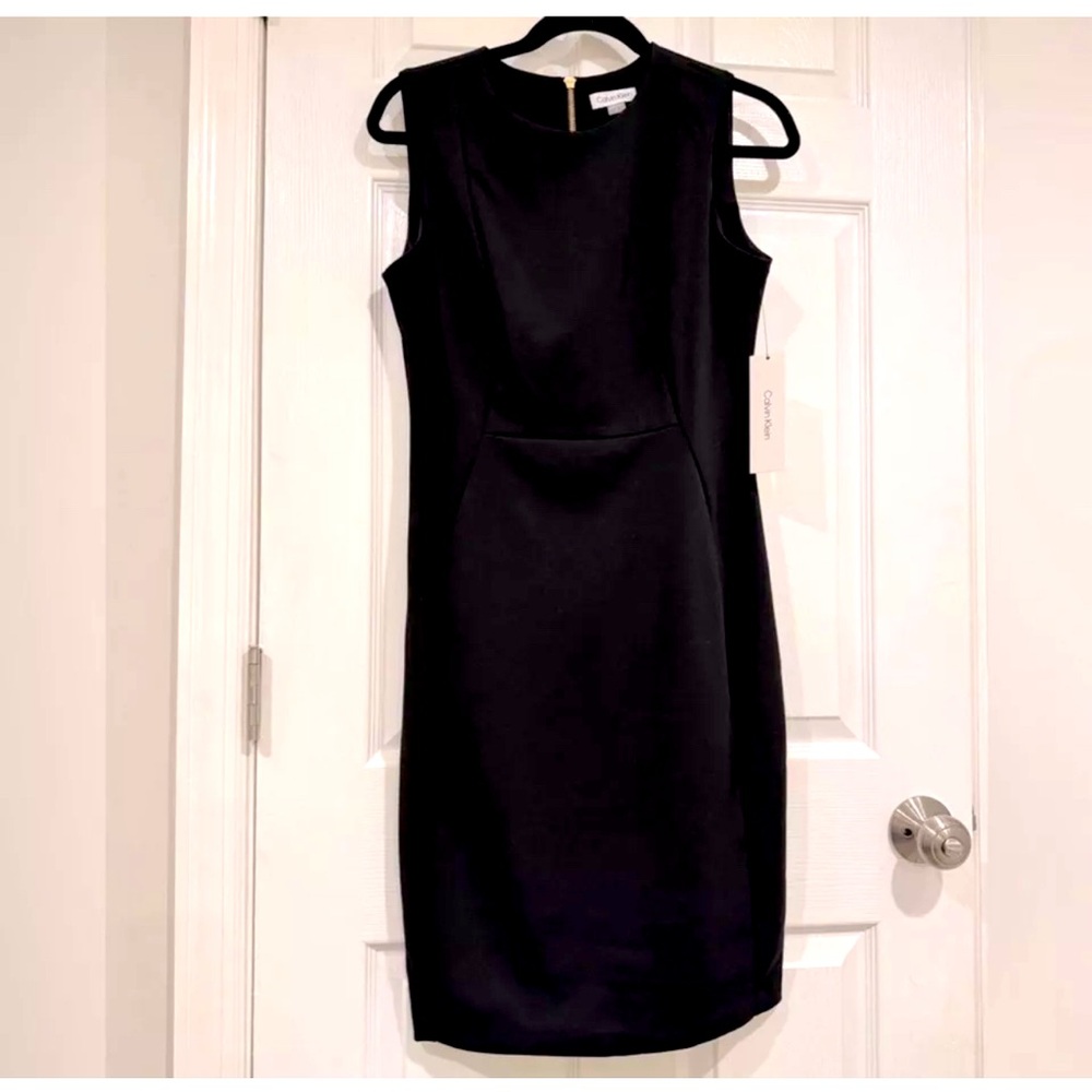 Calvin Klein black sleeveless dress